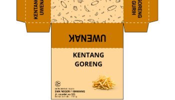 mockup kentang goreng
