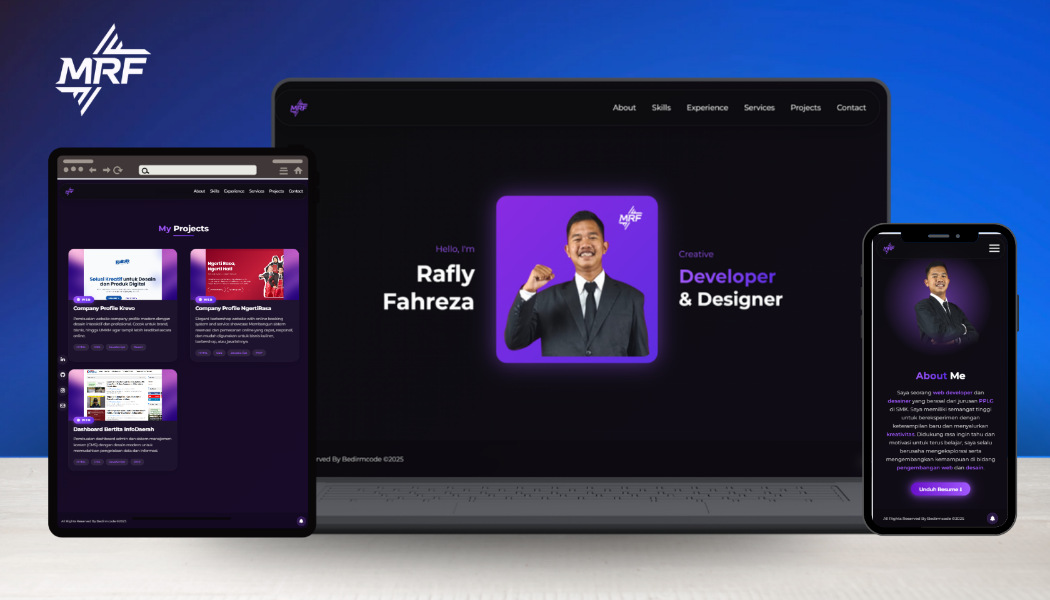 CV & Portofolio Rafli Fahreza