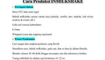 pdf dokumen cara produksi milkshake