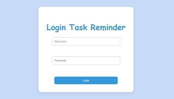 Pengembangan Aplikasi Task Reminder Berbasis Web
