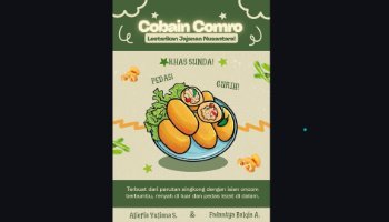Pester mengenalkan makanan tradisional combro
