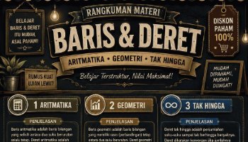 peta pikiran materi baris dan deret