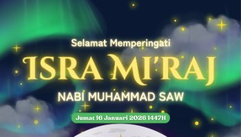 Poster Isra Mi'raj 1447H
