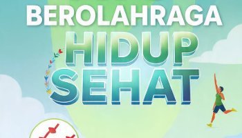 Poster Pentingnya Ber Olahraga Agar Hidup Sehat