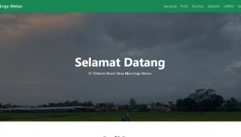 PSAT Membuat Web Desa Mandiraja Wetan