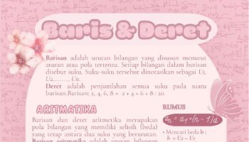 Rangkuman Barris Dan Deret, Matamatika