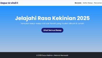 resep makanan dapur AI vndari