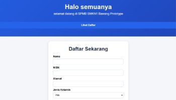 SPMB SMKN 1 Bawang Prototype Ide