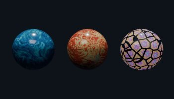 Stylized Procedural Sphere Shaders Pack