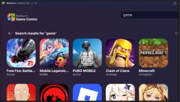 Tampilan BlueStacks