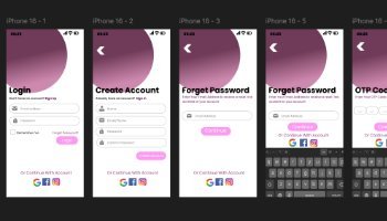 Tampilan Login Aplikasi by Figma