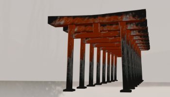 Tori Gate - Retro Style
