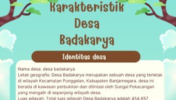 Tugas ipas karakteristik desa badakarya