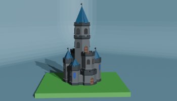 Tugas Kelompok 3D Model Castle - solo castle