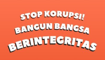 Tugas Membikin Poster Kampanye Anti Korupsi