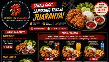 Tugas Membuat Flyer Chicken Jawara