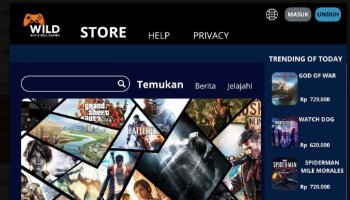 Tugas Mendesain Home Screen Website