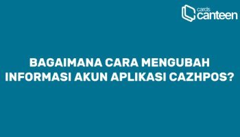 Tutorial mengubah informasi akun (CAZHPOS)