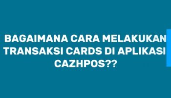 Tutorial Transaksi Jajan Melalui Kartu (Cazh POS)