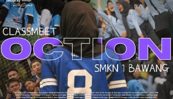 Typografi Classmeet Oction SMKN 1 Bawang