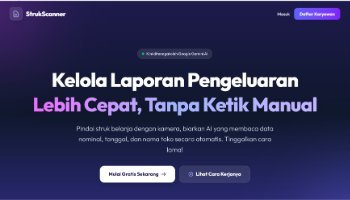 Video Demo Aplikasi Struk Scanner