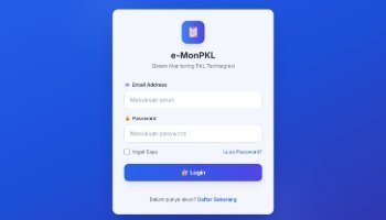 Video Demo Aplikasi Website - EmonPKL
