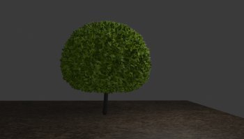 VISUAL POLY TREE 3D BLENDER