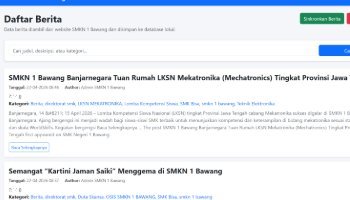web agregator berita smkn 1 bawang