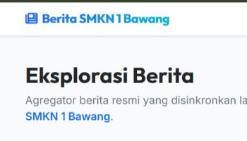 Web Agregator SMKN 1 Bawang dengan Laravel