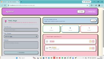 WEB - Ay0List (program aplikasi dengan database)