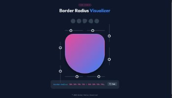 Web Border Radius Visualizer - Portfolio #37