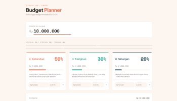 Web Budget Planner - Portfolio #39
