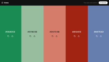Web Color Pallete Generator - Portfolio #25