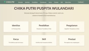WEB CV || CHIKA PUTRI PW