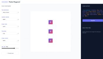 Web Flexbox Playground - Portfolio #57