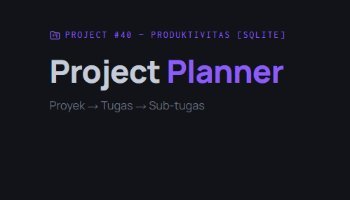 Web Project Planner - Portfolio #75