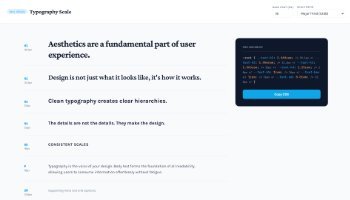 Web Typography Scale - Portfolio #80
