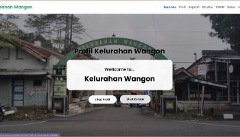 Website Profil Kelurahan Wangon by Kenz