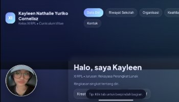 Website Curriculum Vitae Kayleen Nathalie