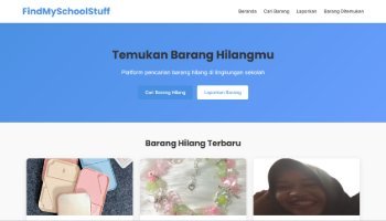 Website pencarian barang hilang