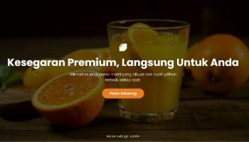 Website penjulan jeruk peras