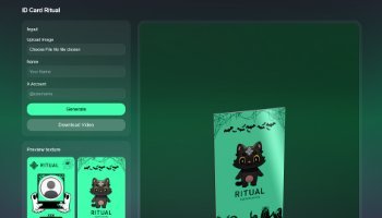 Website Ritual Card