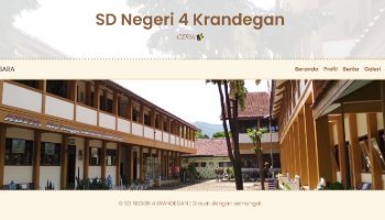 Website SD Negeri 4 Krandegan