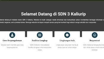 Website Sekolah "SDN 3 Kaliurip" Wordpress