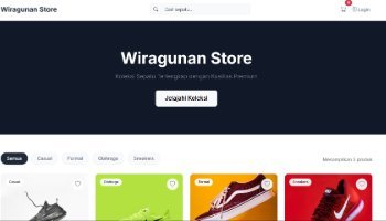 Website Toko Sepatu